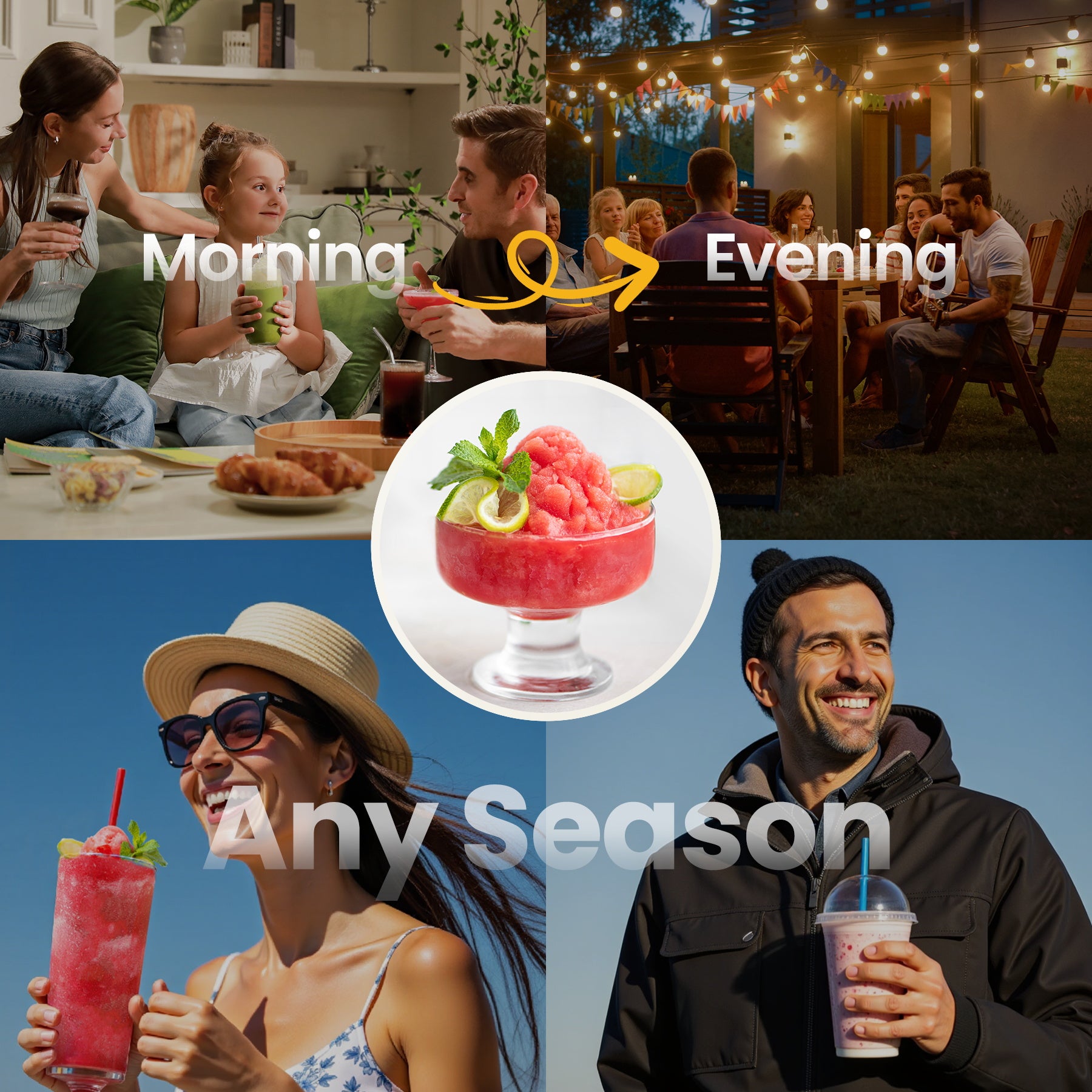 Inoviva Slushie-Maschine S2.0 – 88oz großer Frozen-Drink-Maker