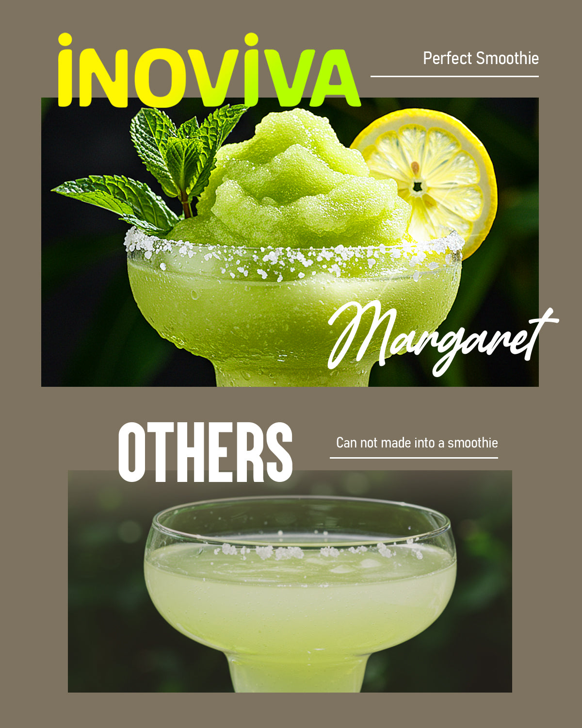 Inoviva Slushie Machine S2.2 – 88oz Premium Frozen Drink Maker