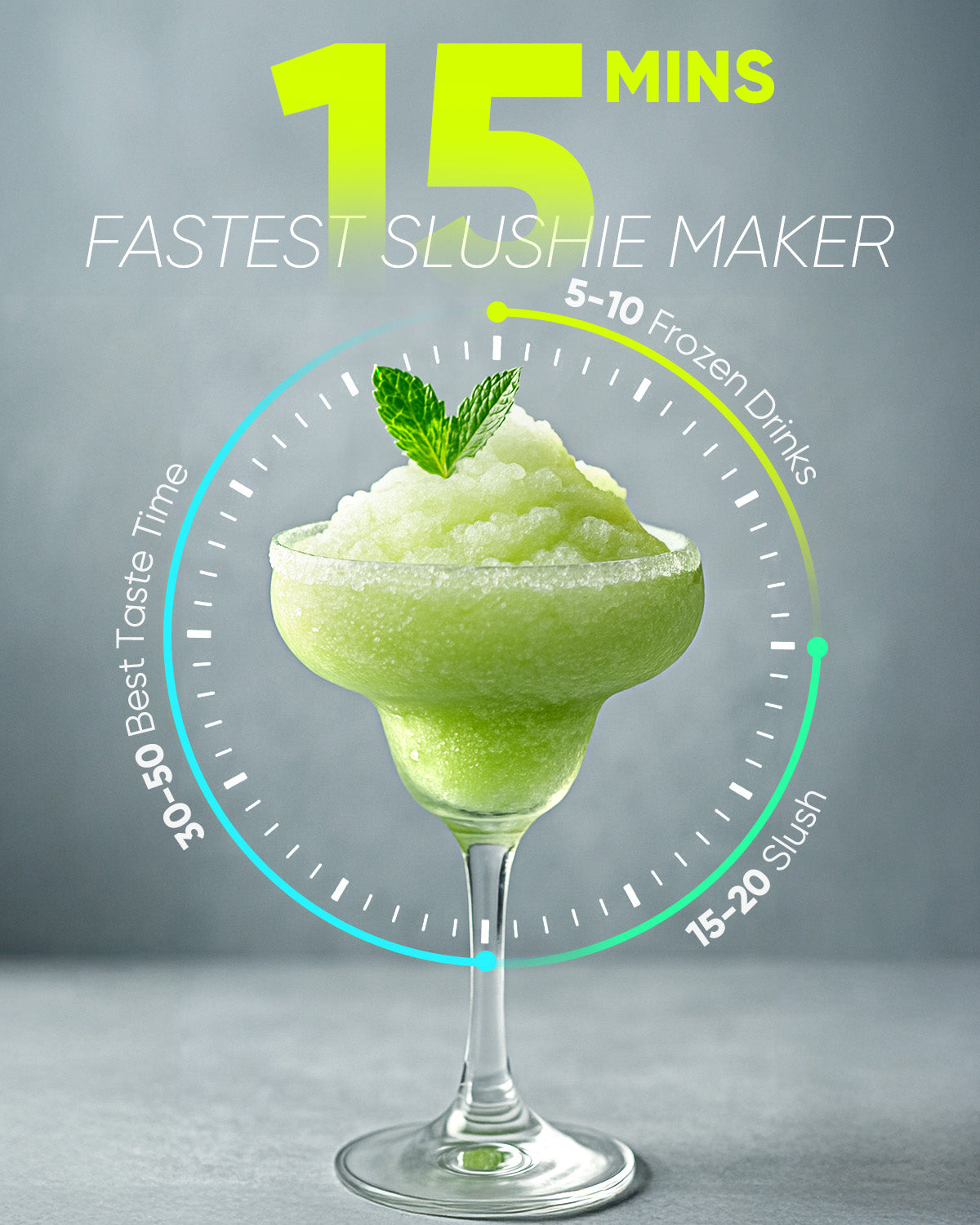 Inoviva Slushie-Maschine S1.2 – 68oz Verbesserter Frozen Drink Maker