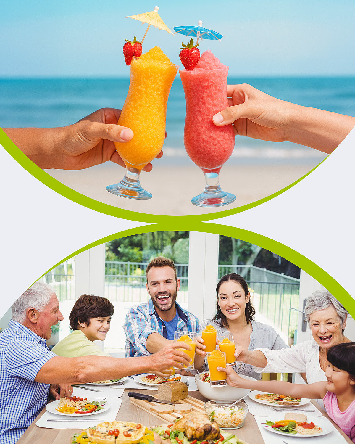 Inoviva Slushie-Maschine S1.2 – 68oz Verbesserter Frozen Drink Maker