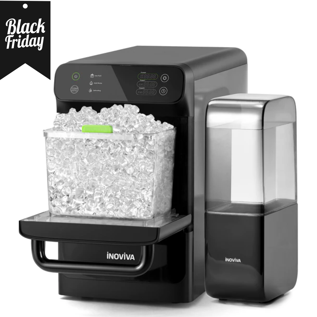Inoviva Nugget Ice Maker K3.0 – 40lb Kieseleismaschine mit Wassertank